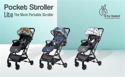 Buy R for Rabbit Pocket Stroller Lite Stroller for Kids | Portable ...