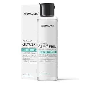 AromaMusk Organic And Pure Vegetable Liquid Glycerine For Face & Skin ...