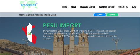 Peru Import Data | Peru Import Customs Data | Peru Trade Data