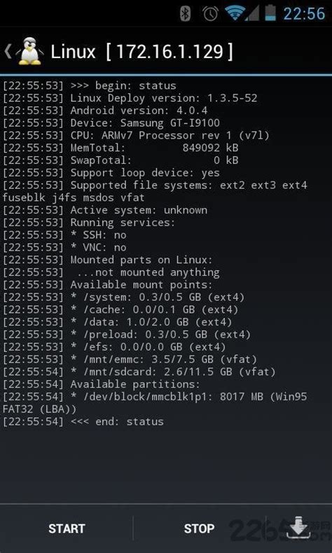 LinuxDeploy Android 的图像结果