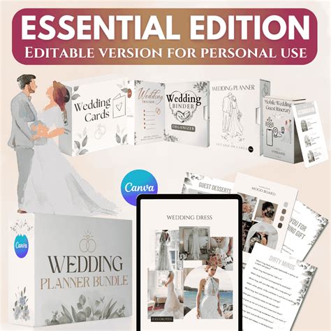 Wedding Dream Planner Bundle (Essential Edition) - wecreativelab