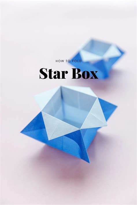 How to Make an Origami Star Box - Origami OK