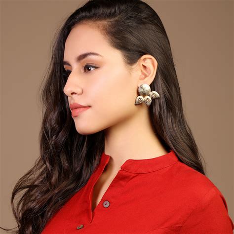 Buy Tipsyfly Gul Party Wear Earrings Online