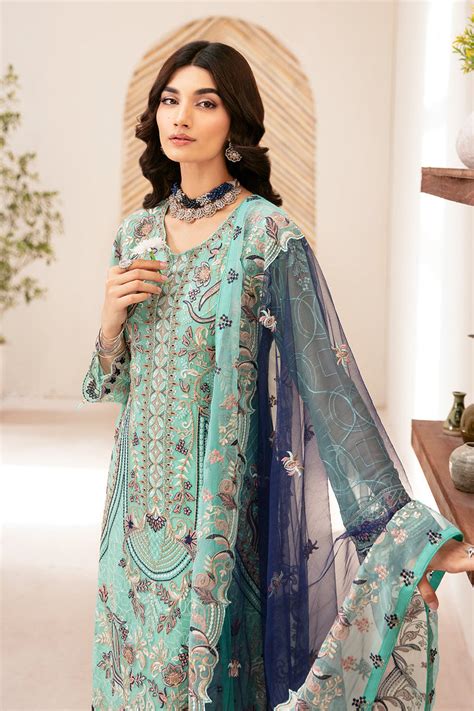 Ramsha Rangoon Chiffon Formal Pakistani Suit D-1207 - Perfect for ...