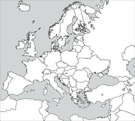 Europe Map Drawing 的图像结果