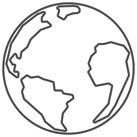 Earth Line Art 的图像结果