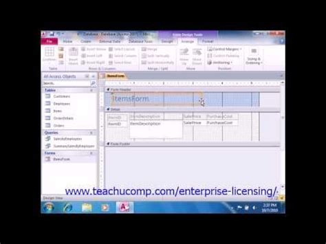 Image result for Access Forms Tutorial
