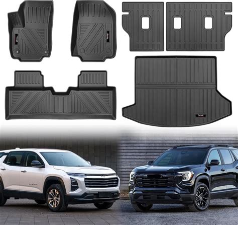 for 2025 2026 Chevy Equinox (Not EV) GMC Terrain Floor Mats Cargo Liner ...