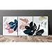 SAF Set of 3 Flower UV Coated 6MM MDF Home Decorative Gift Item ...
