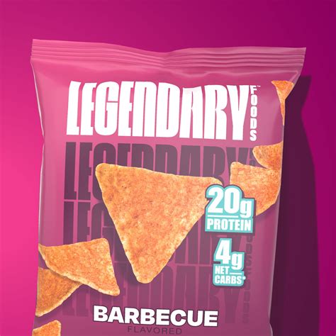 Barbecue Popped Protein Chips | Legendary Foods