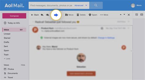 Image result for AOL Email Example