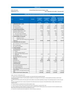 Fillable Online FORM NL-2-B-PL Name of the Insurer: Universal Sompo ...
