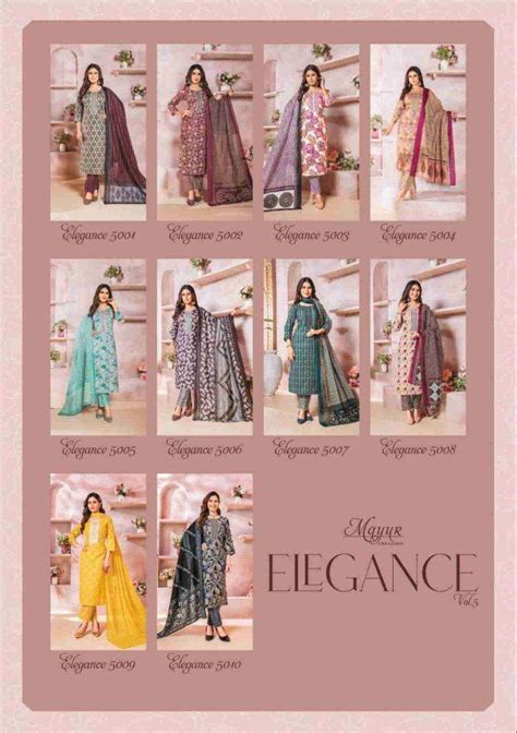 MAYUR CREATION ELEGANCE VOL 5 COTTON READYMADE SUITS