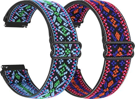 TumpCez - Quick Release Elastic Nylon Watch Straps - Band Width- 16mm ...