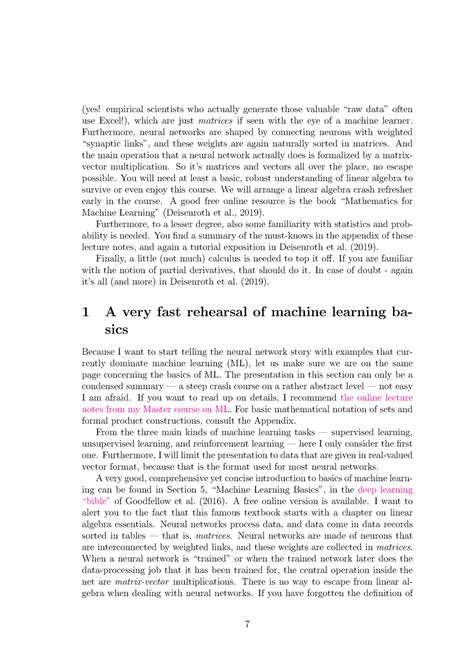 Neural Networks and Machine Learning 1 - (yes! empirical scientists who ...