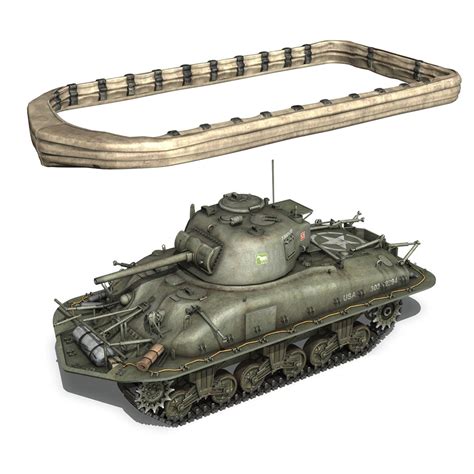M4 Sherman MK.III - Duplex Drive 3D Model - FlatPyramid | Military ...