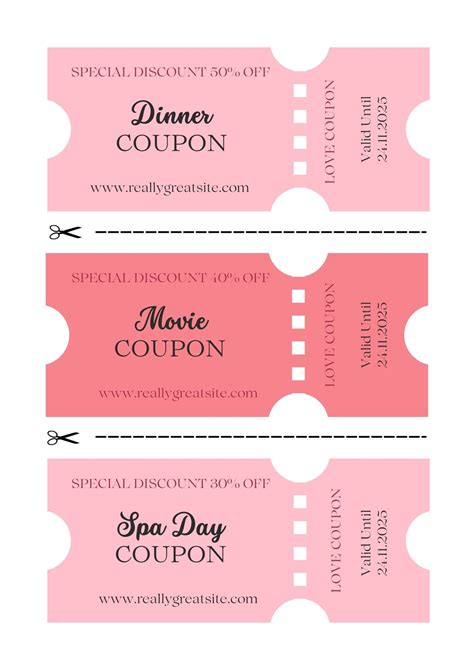Love Coupon Book Templates Free Printable Valentine Coupon Book