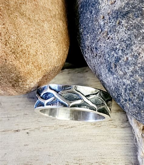 Retired James Avery Crown of Thorns Size 9 Ring Sterl… - Gem