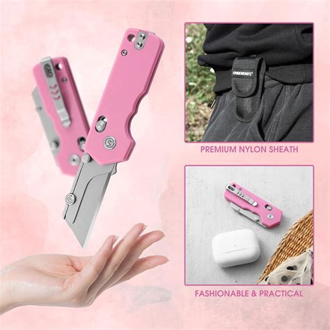 DASAW-VIRENKNIFE Folding Utility Knife,Pocket Knife with G10 Handle ...