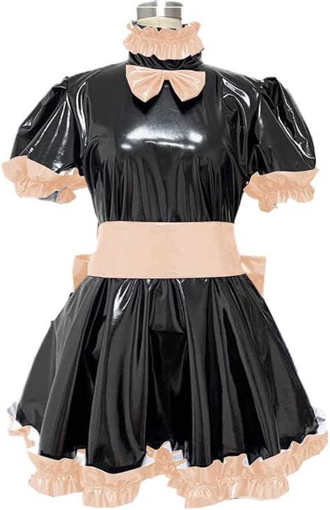 Miad Dress Mens PVC Lockable Sissy Dress Male Gay India | Ubuy