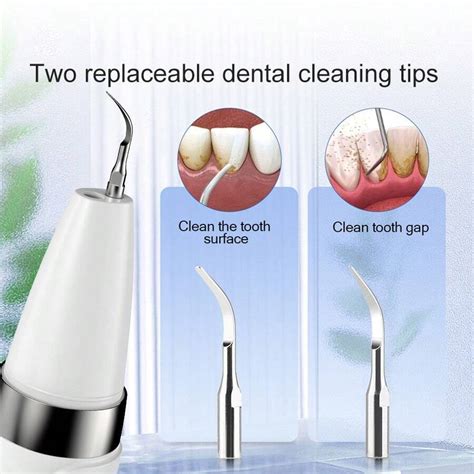 Ultrasonic Tooth Cleaner - Plaque Remover For Teeth Remove Teeth Stain ...