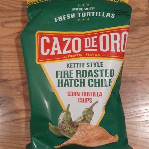 Fire Roasted Hatch Chili Tortilla Chips from Cazo de Oro - Vegan ...