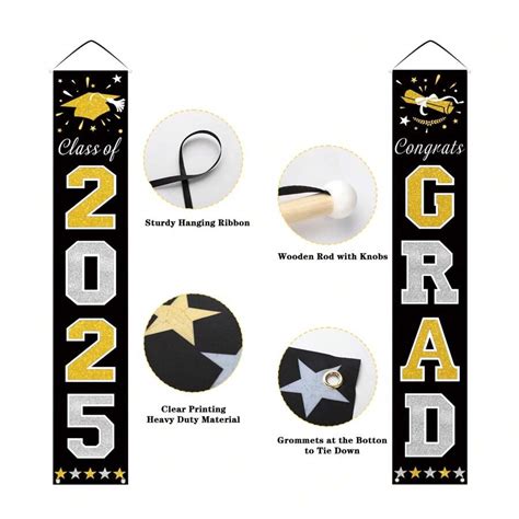 Decorações de Formatura 2025, Decorações de Festa de Formatura Preta e ...