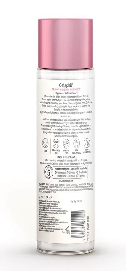 "Cetaphil BHR Brightness Refresh Toner - 150ml - Reveal Your Skin's ...