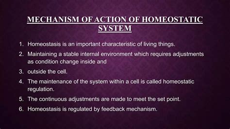 Life processes and homeostatic mechanism | PPTX