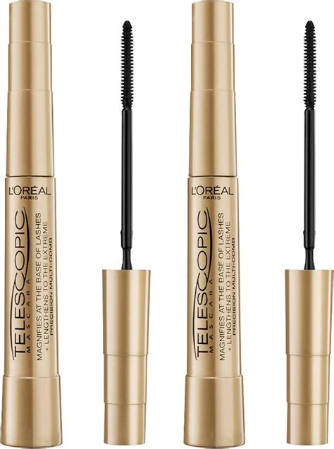 L'Oréal Paris Telescopic Mascara, Black 8 ml (Pack of 2) : Amazon.ca ...