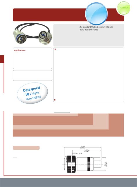 USB3FTV Series Datasheet by Amphenol PCD | Digi-Key Electronics