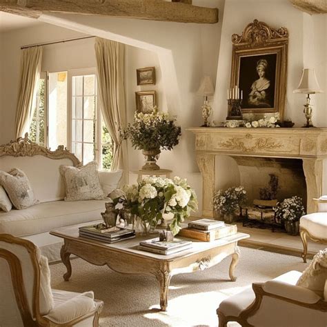 French Country Inspired Living Room