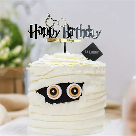 Magical Wizard Bday Cake Topper Harry Happy Birthday Cake Topper – CRAZE