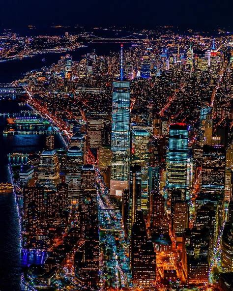 Manhattan at night by Chris Nova by newyorkcityfeelings.com - The Best ...