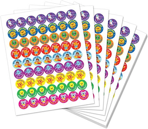 Buy Sweetzer & Orange Reward Stickers for Teachers. 1008 Stickers for ...