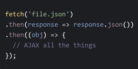 JavaScript Fetch Tutorial 的图像结果