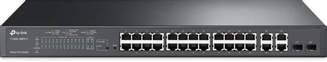 TP-Link T1500-28PCT 24 Port PoE+(180W) 10/100Mbps + 4 Port Gigabit ...