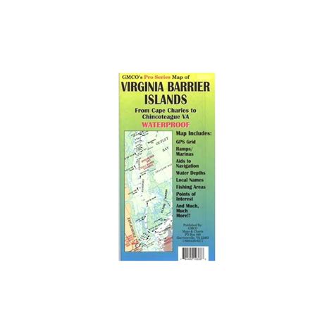 GMCO 10308PS Va Barrier Island Map : Amazon.in: Books