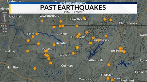 2.6 Magnitude earthquake recorded Tuesday along Georgia state line ...