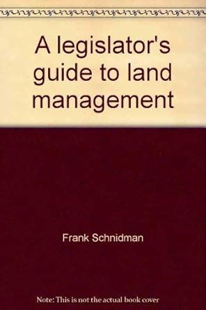 Buy A legislator's guide to land management (RM) Book Online at Low ...