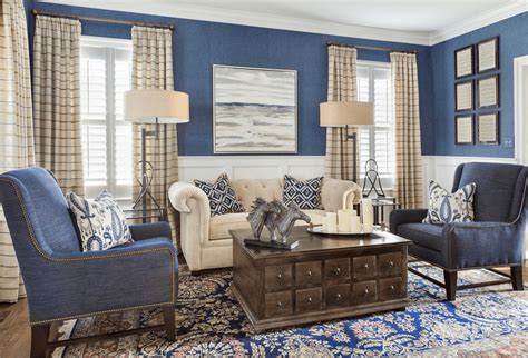 living room decorating ideas blue sofa
