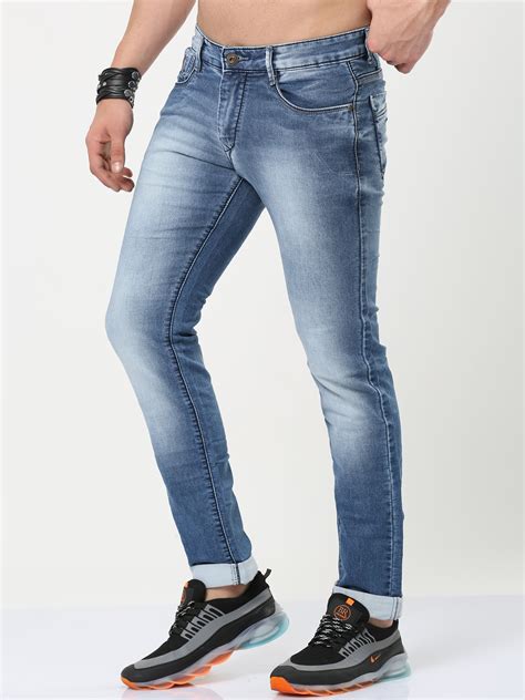 Light Blue Jeans - Mens Straight Fit Jeans Light Blue – Onfire