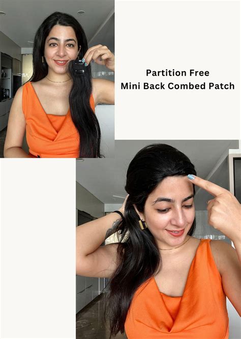 Mini Back Combed Hair Patch, Volumizing Hair Patch – GorgeousHair