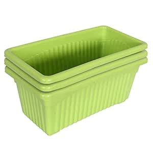 Kuber Industries Rectangular Jupiter Plastic Window Pot|Flower Planter ...