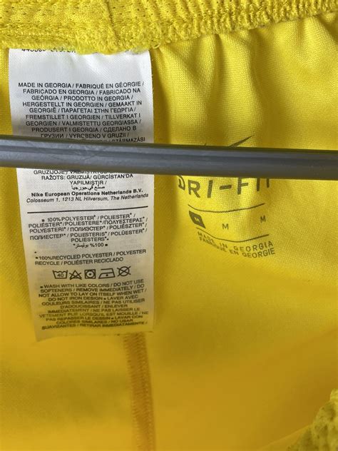 Nike Vintage Y2K Nike Dri Fit Yellow Short Shorts | Grailed