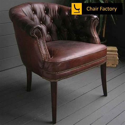 Liebsher Genuine Leather Arm Chair for Corporate Office & Fine Dine ...