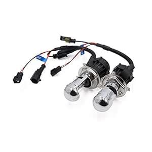 ZHuidjo 2pcs 35W H4-3 4300K HID Bi-Xenon Hi/Lo Dual Beam Replacement ...