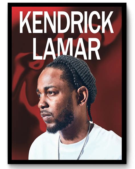 Kendrick Lamar Poster Music Poster Hip Hop Wall Art Printable Wall Art ...