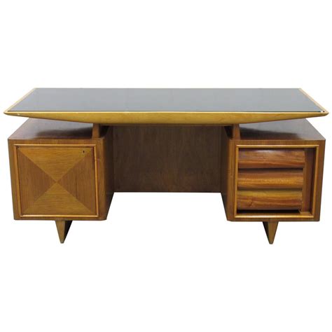 Mid-Century Modern Italian Executive Desk For Sale at 1stDibs | mid ...