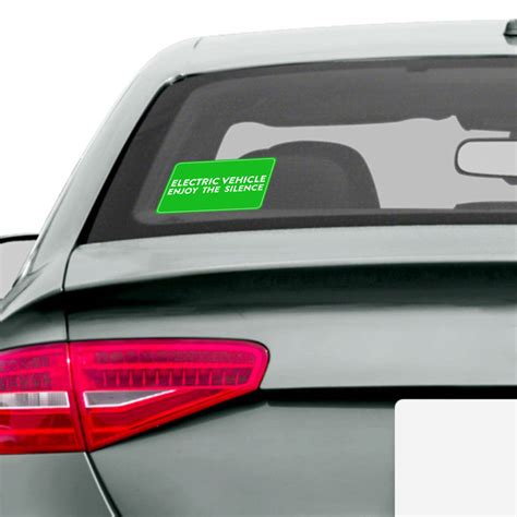 Electric Vehicle Car Sticker - Car Stickers India. Residue Free ...